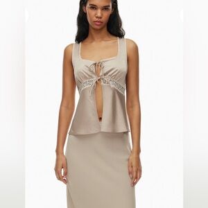 Wilfred - picnic satin camisole